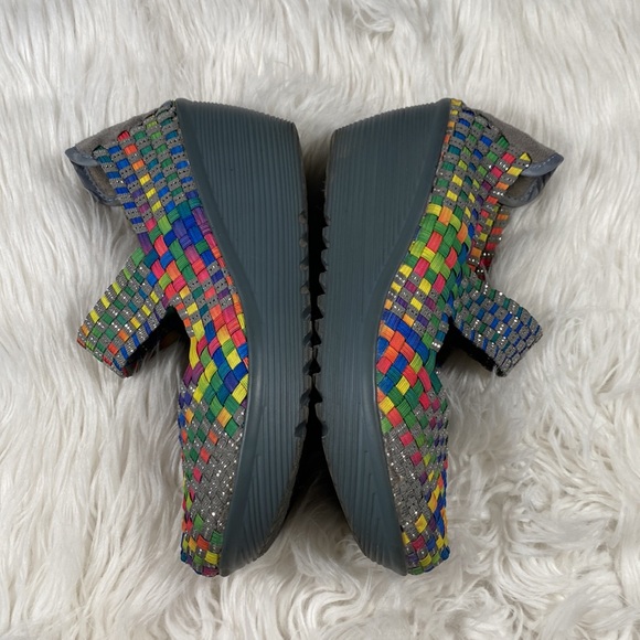 St. John’s Bay • Rainbow Woven Wedges - Picture 10 of 14